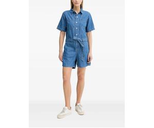 Marc O'Polo denim button-fastening jumpsuit - Blue XS-S