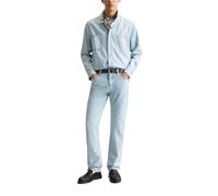 Marc OߴPolo Denim Men's Denim Shirt Jacket with Button Placket, Blue (Light Blue Multi 24), L