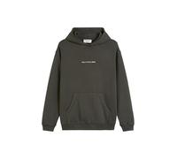 Marc OߴPolo Denim Men's Organic Cotton Hoodie with Logo Print, Black (Black), L