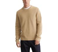 Marc OߴPolo Denim Men's Organic Cotton Round Neck Knitted Jumper, Beige (Chestnut Chocolate), S