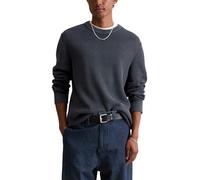 Marc OߴPolo Denim Men's Organic Cotton Round Neck Knitted Jumper, Blue (True Navy), S