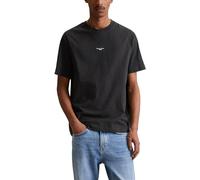 Marc OߴPolo Denim Men's Organic Cotton T-shirt with Round Neck, Black (Black), M