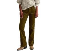 Marc OߴPolo Denim Women's Bootcut Fit Cords with Stretch, Green (Burnished Logs), W31/L34