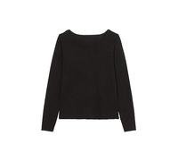 Marc OߴPolo Denim Women's Organic Cotton Long Sleeve Top with Boat Neck, Black (Black), L