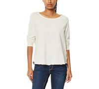 Marc OߴPolo Denim Women's Organic Cotton Long Sleeve Top with Boat Neck, White (Silky White), S