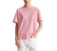 Marc OߴPolo Denim Women's Organic Cotton Striped T-Shirt, Pink (Medium Pink Multi 01), M