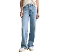 Marc OߴPolo Denim Women's Organic Cotton Wide Leg Jeans, Blue (Light Blue Multi 20), W36/L30