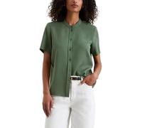 Marc OߴPolo Denim Women's Regular Fit Short Sleeve Blouse with Stand Collar