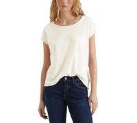 Marc OߴPolo Denim Women's Relaxed Fit Organic Cotton T-shirt, White (Scandinavian White), L