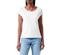 Marc OߴPolo Denim Women's Relaxed Fit Organic Cotton T-shirt, White (Silky White), L