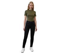 Marc OߴPolo Denim Women's Slim Fit T-Shirt with Stretch, Green (Dakota Shadow), S