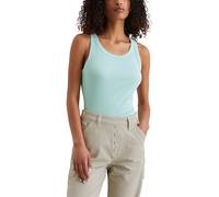 Marc OߴPolo Denim Women's Slim Fit Tank Top with Stretch, Blue (Blue Fog), L