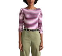Marc OߴPolo Denim Women's Striped Organic Cotton Long Sleeve Top