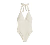 Marc O'Polo Firecracker Floral Women's Swimming Costume, Firecracker Floral White Tone, L