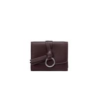 Marc O'Polo Leather Purse Leni Combi Wallet Black Cherry Dark Brown
