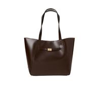 Marc O'Polo Leather shopper bag shoulder bag Tessa Shopper Brown dark brown