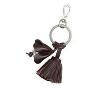 Marc O'Polo Leila Leather Keyring Black Cherry