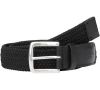 Marc OߴPolo Men's Braided Fabric Belt, Black (Black), 85 cm