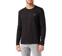 Marc OߴPolo Men's Organic Cotton Long Sleeve Top with Round Neck, Black (Black), M