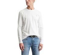 Marc OߴPolo Men's Organic Cotton Long Sleeve Top with Round Neck, White (White), S