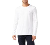 Marc OߴPolo Men's Organic Cotton Long Sleeve Top with Round Neck, White (White), XS