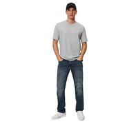 Marc OߴPolo Men's Organic Cotton T-Shirt with Round Neck, Grey (Grau), M