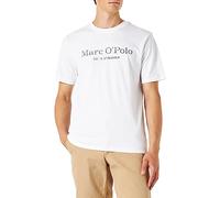 Marc OߴPolo Men's Organic Cotton T-Shirt with Round Neck, White (White), M