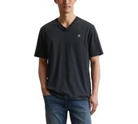 Marc OߴPolo Men's Organic Cotton T-Shirt with V-Neck, Blue (Dark Navy), XS