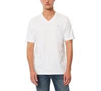 Marc OߴPolo Men's Organic Cotton T-Shirt with V-Neck, White (White), XS
