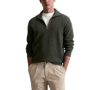 Marc OߴPolo Men's Regular Fit Half Zip Jumper with Ribbed Collar, Grey (Broken Graphite), M