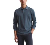 Marc OߴPolo Men's Regular Fit Organic Cotton Long Sleeve Polo Shirt, Blue (Dark Navy), XXL