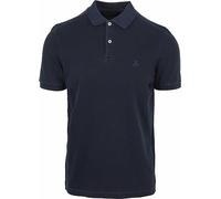 Marc OߴPolo Men's Shaped Fit Short Sleeve Polo Shirt with Stretch, Blue (Total Eclipse), L