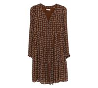 Marc O'Polo tie detail mini dress - Brown 34-36-38-40