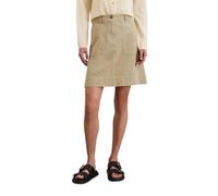 Marc OߴPolo Women’s Tailored Fit Cotton Linen Blend Mini Skirt, Beige (Summer Sand), 10