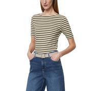 Marc O'Polo Women's 403219651333 T-Shirt, Multi/Milky Brown, XXL