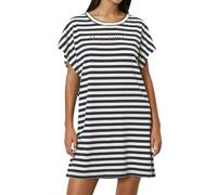 Marc O'Polo Women's Mix & Match Dress Night Shirt, Navy/White, XL