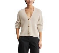 Marc OߴPolo Women's Organic Cotton Cardigan with V-Neck, Off White (Sandy Melange), S