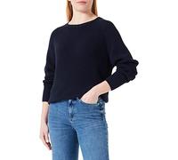 Marc OߴPolo Women's Organic Cotton Knitted Jumper with Round Neck, Blue (Night Sky), M