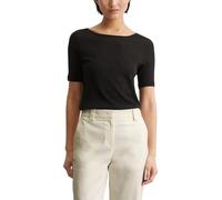 Marc OߴPolo Women's Organic Cotton T-Shirt with Boat Neck, Black (Black), M