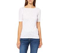 Marc OߴPolo Women's Organic Cotton T-Shirt with Boat Neck, White (White), M