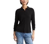 Marc O'Polo Women's Pointed Collar Jersey Blouse With Stretch Black XL