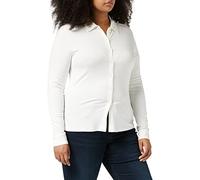 Marc OߴPolo Women's Pointed Collar Jersey Blouse with Stretch, White (Off White), L