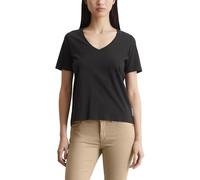 Marc OߴPolo Women's Regular Fit T-Shirt with V-Neck, Black (Black), M