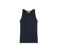 Marc OߴPolo Women's Slim Fit Tank Top with Round Neck, Blue (Deep Blue Sea), XL