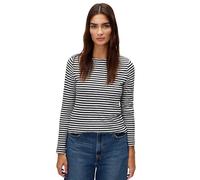 Marc OߴPolo Women's Striped Long Sleeve Top with Boat Neck, Multicolor (Multi/Night Sky), XL