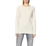 Marc OߴPolo Women's Striped Long Sleeve Top with Boat Neck, Multicolor (Multi/Off-White), S