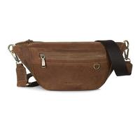 Marc Peter Georgia Leather Bum Bag | Belt Bag Bum Bag with Interchangeable Strap | Crossbody Waist Bag Leather | Hip Bag Leather Belt Bag Cross Bag, vintage tan, 30 cm x 13.5 cm x 13.5 cm, Classic
