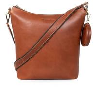 Marc Peter Leather Shoulder Bag for Women, Shoulder Bag, Genuine Leather Crossbody Bag, Handbag for Everyday & Office, brown