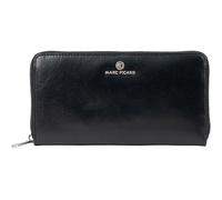 Marc Picard Leather Purse Firenze Zip Wallet Black