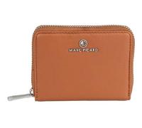 Marc Picard Leather Purse Maremma Zip Wallet Cognac Brown